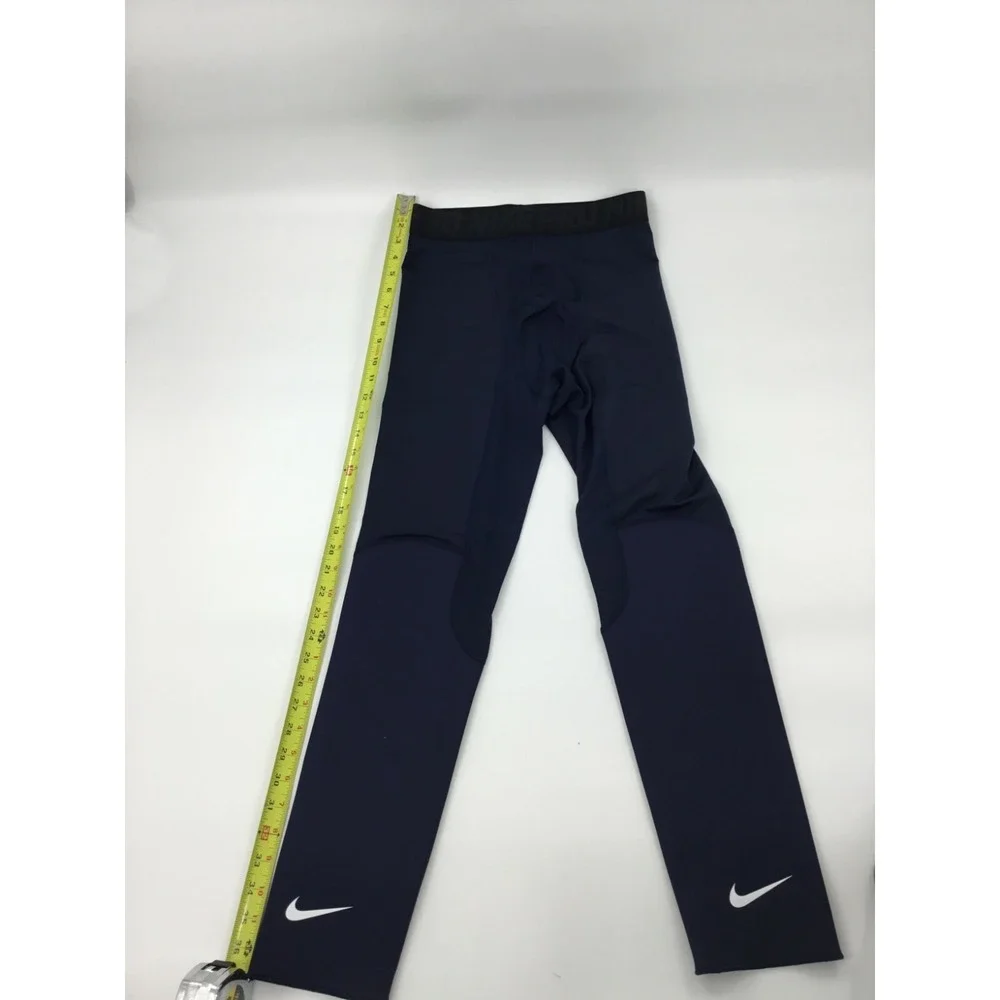 Nike Pro NBA Player Issued 3/4‎ Padded Compression Pants Blue Custom AA0759-451